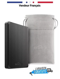 Disque Dur Externe Portable 1To Ultra-Mince 2.5" USB 3.0 SATA Stock UnionSine HD - Photo 1/12