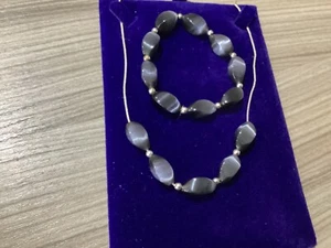 Matching black bead necklace and bracelet set from Next in great condition - Picture 1 of 11