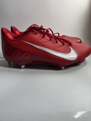 耐克男式 14 React UltraFly Elite 3 红色/白色金属棒球鞋 DC9907-600 — 第 1/4 张图片