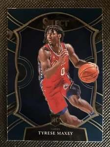 2020-21 Panini Select Concourse Tyrese Maxey Philadelphia 76ers Rookie Card - Imagen 1 de 2