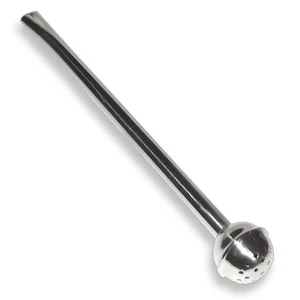 Bombilla aus Edelstahl für Matetee Mate Trinkhalm Trinkrohr Edelstahlbombilla - Bild 1 von 1