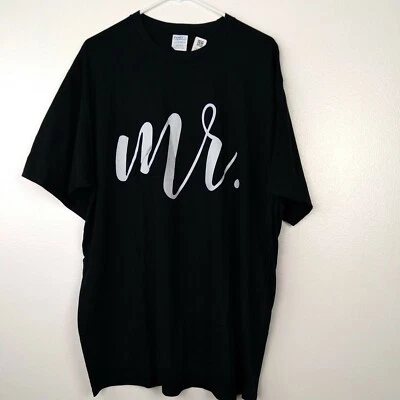 Camiseta Port & Co Para Hombre 2XL Negra Mr. Gráficos Casado Despedida de Soltero Foto 1 de 4