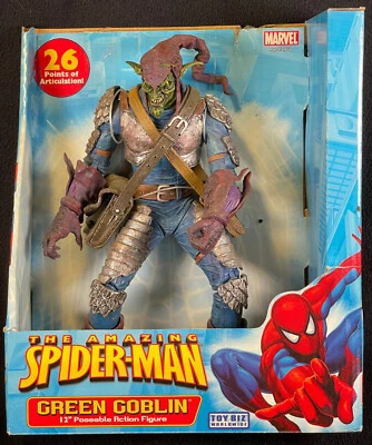 Figura de acción ToyBiz 12" The Amazing Spider-Man Green Goblin 2005 rara Foto 1 de 4