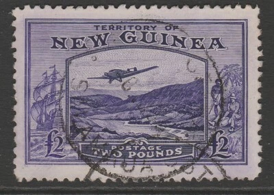 Nueva Guinea 1935 Air violeta brillante sg204 SALAMAUA cds usados Foto 1 de 2