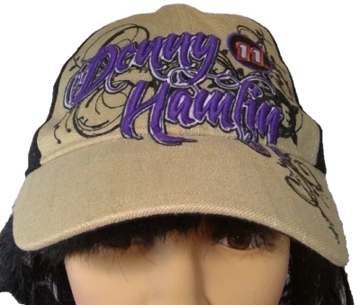 Denny Hamlin 11 baseball cap Chase Authentics Nascar linen blend embroidered hat - Image 1 of 4