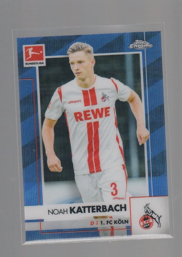 NOAH KATTERBACH 2020-21 TOPPS CHROME BUNDESLIGA BLUE WAVE REFRACTOR #52 /150 - Image 1 of 1
