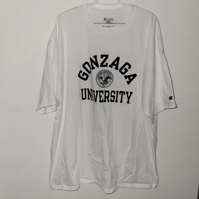 Champion Gonzaga University Short Sleeve T-Shirt Men's Size 3XL White Bulldogs - Image 1 of 4
