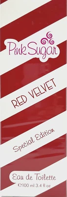 PINK SUGAR RED VELVET EAU DE TOILETTE SPRAY PARA MUJER 3,4 OZ / 100 ml Foto 1 de 3