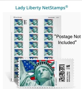 NetStamps Blank Postage Mailing Labels | Use with Stamps.com | Home Office READ! - Picture 1 of 2