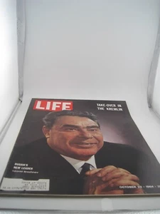 Take Over in the Kremlin Leonid Brezhnev Oct 23 1964 Life Magazine Vintage - Picture 1 of 2