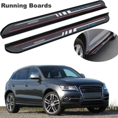 Running Boards Fits for Audi Q5 2009-2017 Nerf Bars Side Steps 2PCS - Image 1 of 4