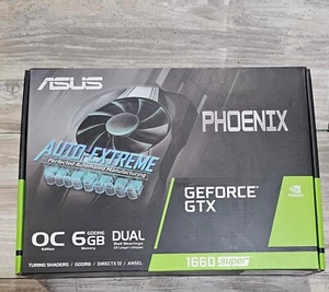 ASUS NVIDIA GeForce GTX 1660 6GB GDDR6 Graphics Card (90YV0DT0MVAA00) - Bild 1 von 4