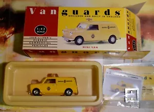 Vanguards Die-Cast 1/43 Scale VA14002 Automobile Association Austin Mini Van - Picture 1 of 1