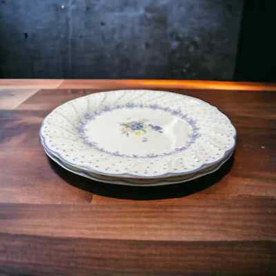 Blue Peony by NIKKO Salad Plate's  Set of 2 Used - Image 1 of 4