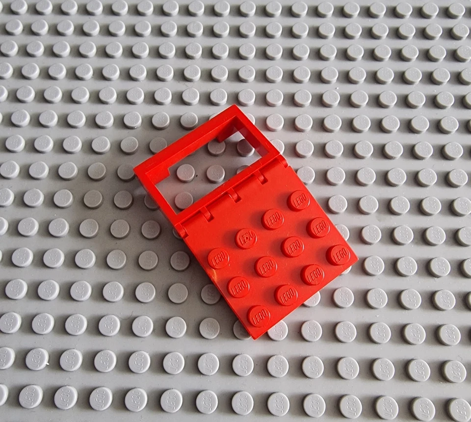 Lego Klappen Autodach Scharnier Platte 1 Paar rot 4213 4214 A033 - Bild 1 von 1