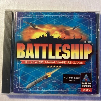 Hasbro Interactive * Battleship PC Game CD-ROM Win 95 - NEW FACTORY SEALED - Image 1 of 2