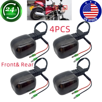 4x Indicadores Intermitente Intermitente Luz de giro Humo para Cagiva Ducati Foto 1 de 4