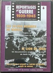 DVD REPORTAGES DE GUERRE 18/1939-1945/GENERAL WAVELL/LION DE JUDA/NOËL DE GUERRE - Imagen 1 de 2