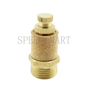 Silenciador silenciador neumático de bronce sinterizado control de velocidad de flujo de aire válvula 3/8 NUEVO - Imagen 1 de 5