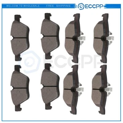 Front and Rear Brake Ceramic Pads For 2008 2009 2010-2013 BMW 128i Performance - Image 1 of 4
