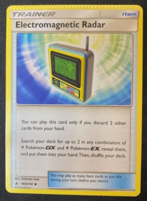 Electromagnetic Radar 169/214 - Pokemon TCG - Unbroken Bonds - Misprint CRIMPED - Image 1 of 2