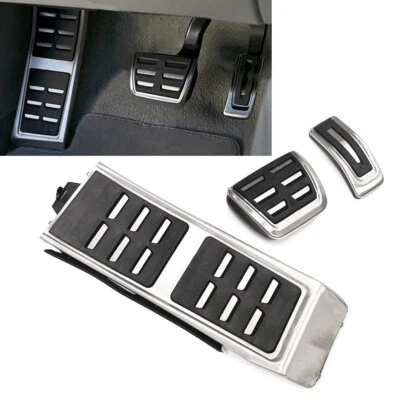 3PCS Foot Rest Brake Gas Pedals Cover For Porsche Macan/Macan S Cayenne LHD - Изображение 1 из 4