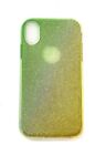 Bling Simmer Tpu Gel Case For Iphone X Xs 5.8'' ( Green+yellow)  + Sp