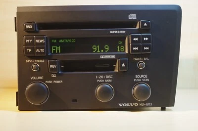 Volvo Radio HU 603, in SCHWARZ , 8651152-1 Generalüberholt-6 Mon. Gewährleistung - Bild 1 von 4