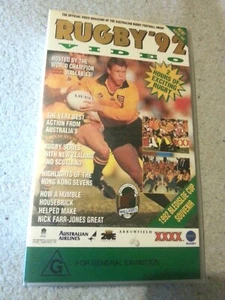RUGBY UNION 1992 '92 WALLABIES BLEDISLOE CUP TESTS 7's ARU VIDEO not DVD SEALED - Picture 1 of 3