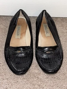 👠  BALLY Kilt Fringe Leather Loafers Shoes   EU 36 / 5.5 - Picture 1 of 10
