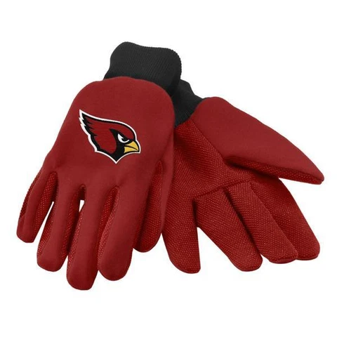 NEW Men's NFL Licensed Arizona Cardinals Sport Utility Gloves NWT Red and Black Cover