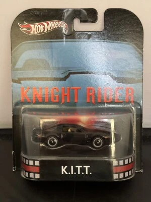 HOT WHEELS 2013 Retro Entertainment Knight Rider K.A.R.R. black X8929 - Image 1 of 4