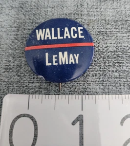 Vintage 1968 Wallace LeMay Presidential Campaign Button 1-5/8” Pin Pinback - Picture 1 of 2