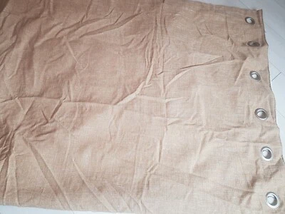 Next Yellow Woven Lined Eyelet Door Curtain 228x229 Cm      (NB17) - Image 1 of 3