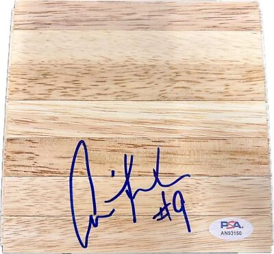 Tablero de piso firmado por Andre Iguodala PSA/DNA Warriors autografiado Foto 1 de 2