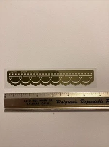 .19 Brass Stencils,  Lynell Harlow 1996, Fancy Lace Border Stencil - Picture 1 of 1