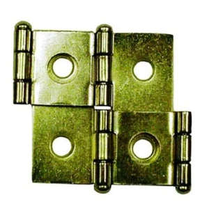 20 HINGES DOUBLE ACTING HINGE FREE SWINGING, SP1544 BP3Q BRASS PLATED 3/4" DOORS - Picture 1 of 1