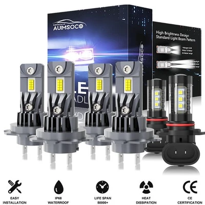 Комбинированные светодиодные фары 6x + противотуманные фары для Chrysler Crossfire 2004 - 2007 2008 годов выпуска - Изображение 1 из 4