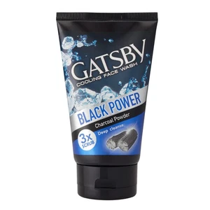 Gatsby Cooling Face Wash - Perfect Clean, Contains Charcoal Powder 100gm - Picture 1 of 4