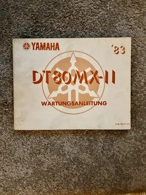 YAMAHA DT80MX-II Werkstatthandbuch 5T8-F8197-F0 • Service Manual • 1983 - Bild 1 von 4