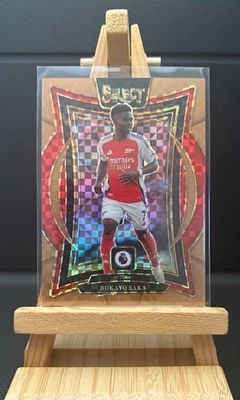Bukayo Saka /125 Bronze Checker 2024-25 Panini Select EPL Arsenal FC - Image 1 of 4