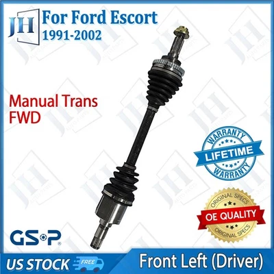 Eje CV conductor delantero izquierdo original para Ford Escort L4 1991-02 2,0 L tracción delantera manual Foto 1 de 4