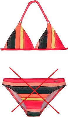 Protest Mädchen Bikini Top Oberteil Mm Natalie 20 Triangle Daisy Mehrfarbig XS - Bild 1 von 4