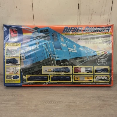 Life Like Diesel Charger N Scale Electric Train Set #7558 New Bad Box Sealed - Image 1 of 4