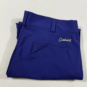 CoolWick Bowling Pants Slacks Men 36 x 34 Purple USA Made Performance Activewear - Picture 1 of 10