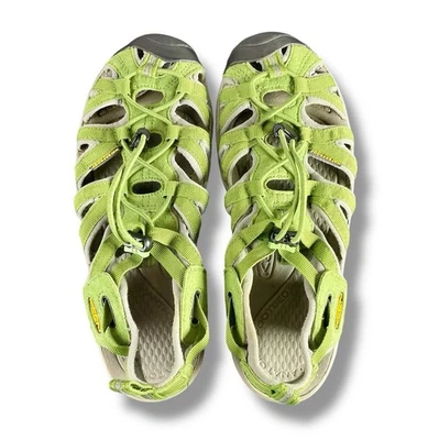 Keen Trail Damen-Sandalen 7,5 grün flüstern Wassersportschuhe Bungee Cinch - Bild 1 von 4
