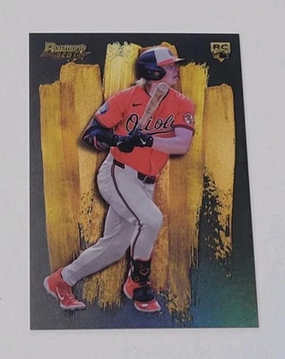 2024 Bowman's Best HESTON KJERSTAD RC STROKES OF GOLD SSP #SG-18 - CASE HIT  - Image 1 of 2