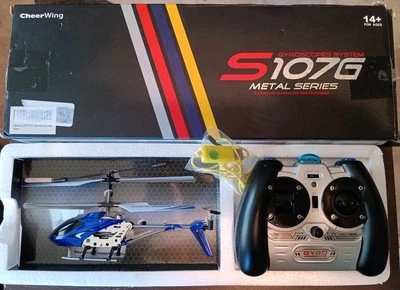 Syma S107G RC Helicopter 3.5CH Mini Metal Remote Control Helicopter Kid Gift Toy - Image 1 of 3