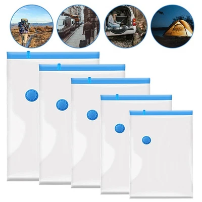 Vakuumbeutel Vakuum Beutel für Kleidung Betten Aufbewahrungsbeutel Kleiderbeutel - Bild 1 von 4