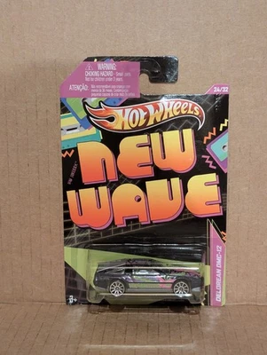 *Tarjeta inferior dañada* Hot Wheels New Wave Delorean DMC-12 rara difícil de encontrar 24/32 Jukebox Foto 1 de 4